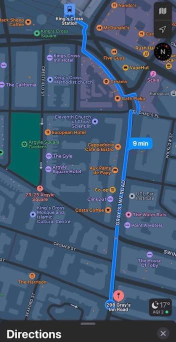 St Pancras Private Rooms Λονδίνο Εξωτερικό φωτογραφία